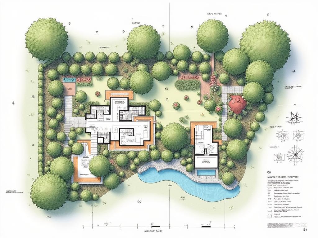 Planificación de jardines exclusivos para residencias